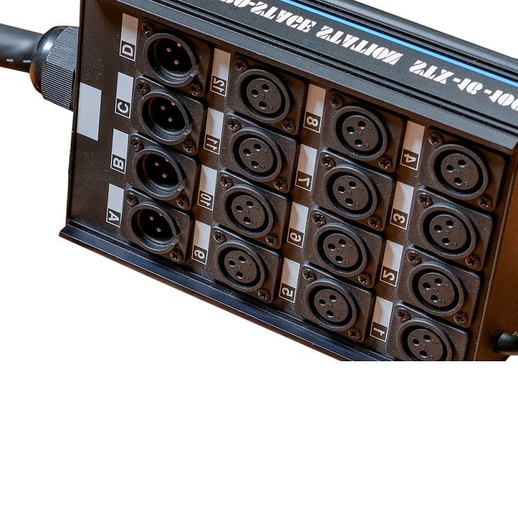 20 Canale Cable Snake Low Profile XLR Invia circuito XLR Splitter 100 piedi