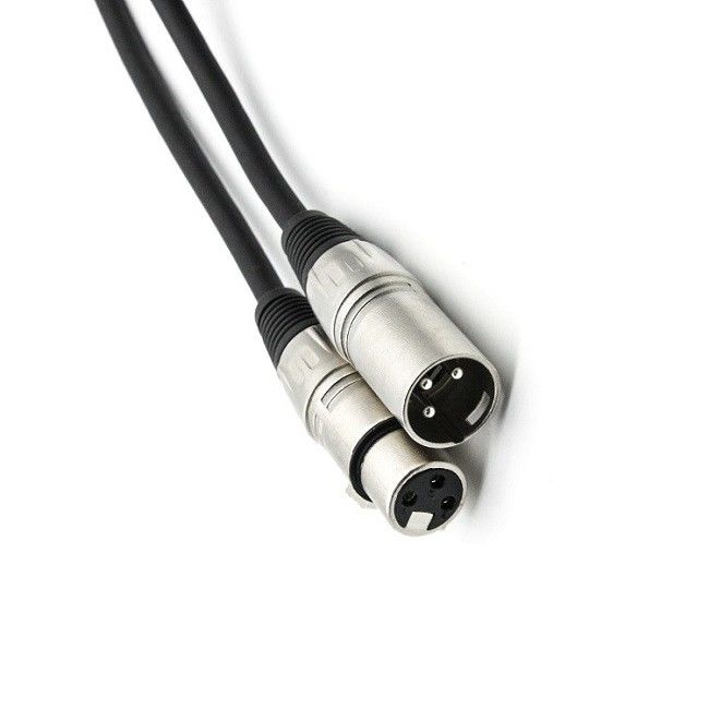 Cavi per microfoni XLR da 3 pin maschio a femmina Cordo per microfono nero Cavo XLR