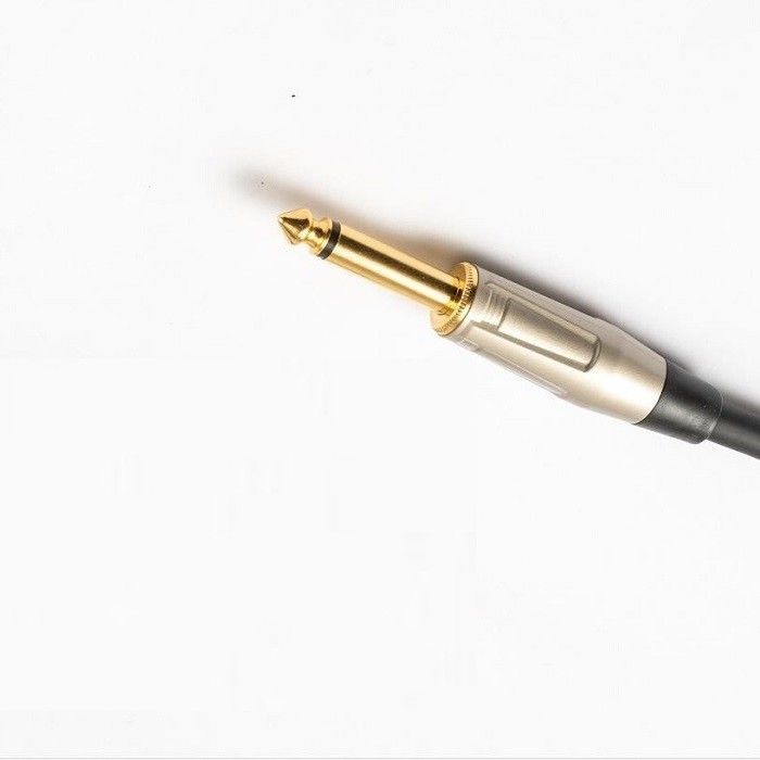 22 Awg Bass Guitar Cable 1/4 Inch Straight To 1/4 Inch Angled Bass Amp Cord Per Amp