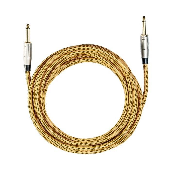 6.35mm Cavo per chitarra Cable per strumento Cable per patch Nylon intrecciato da dritto a dritto Cable per amplificatore