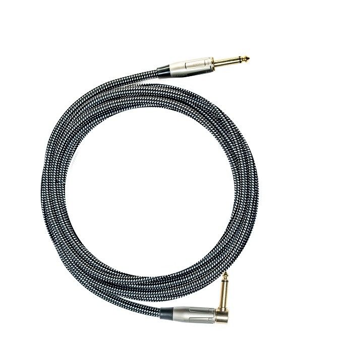 100% OEM Guitar Cable Strumento Patch Cable Tweed Tissu Diretto Ad Angolo Amp Cable