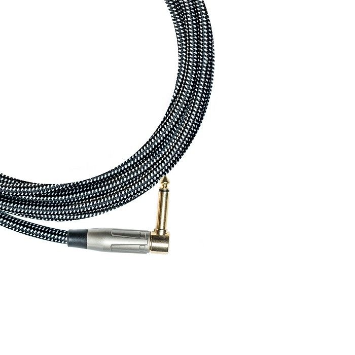 100% OEM Guitar Cable Strumento Patch Cable Tweed Tissu Diretto Ad Angolo Amp Cable