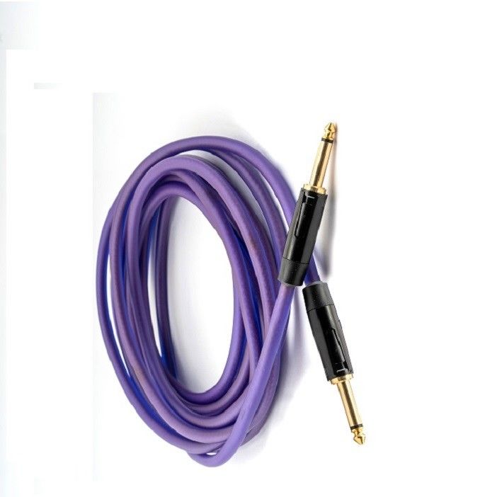 Cable audio per chitarra basso Cable per strumento per chitarra basso elettrico 1/4 inch Cable per chitarra