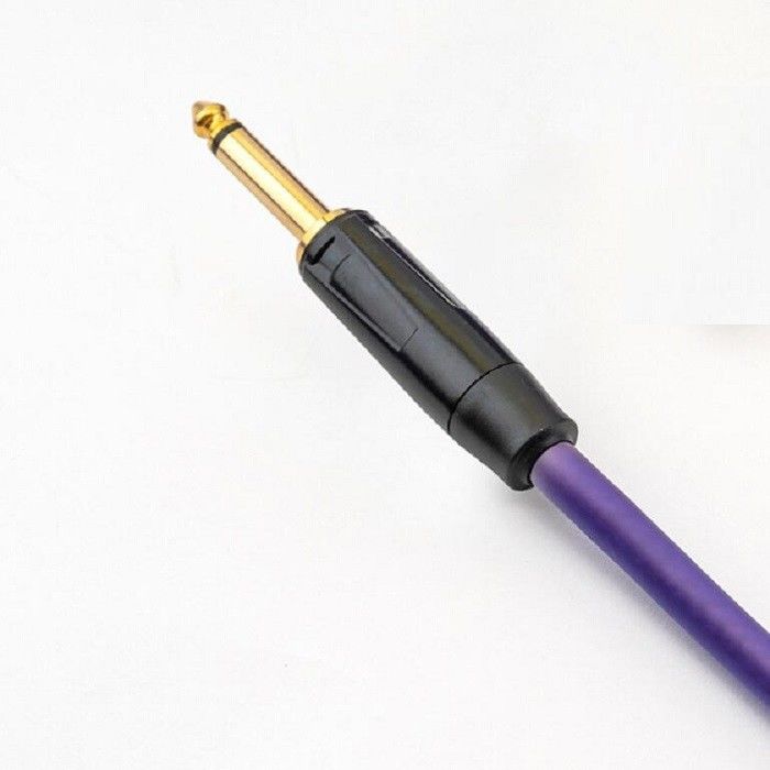 Cable audio per chitarra basso Cable per strumento per chitarra basso elettrico 1/4 inch Cable per chitarra