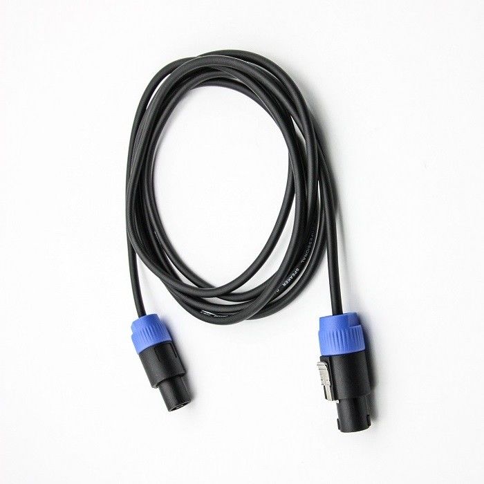 12 AWG Puro rame Speakon connettore cablaggio 2.5 SQ altoparlante PA patch cavo DJ fili per amplificatore 10,1 mm