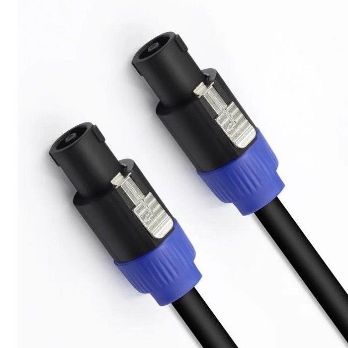 7m Speaker Speakon Connector 12 AWG Speaker PA Patch Cords 12 Gauge Speakon To Speakon 2.5SQ
