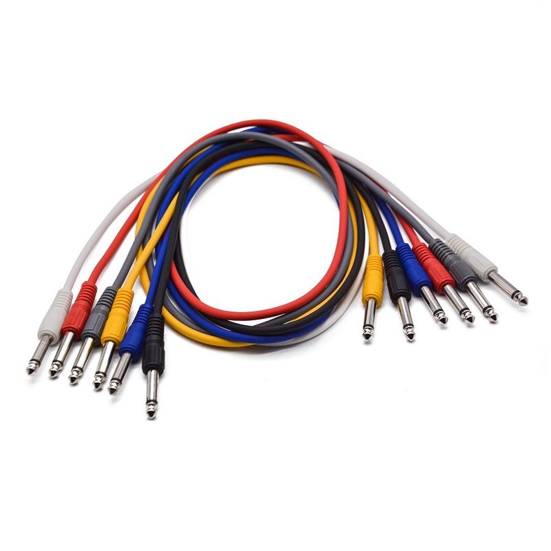 Corde a cavo a colori a patch lunghi per chitarra a effetto diretto