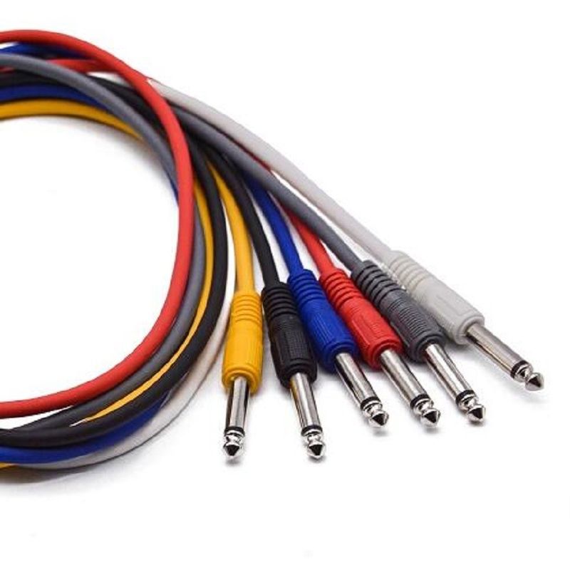 Corde a cavo a colori a patch lunghi per chitarra a effetto diretto