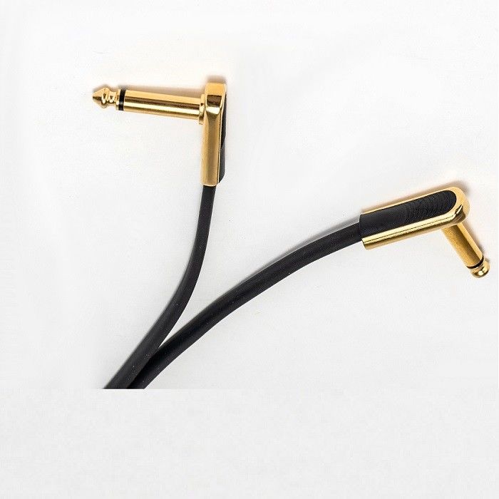 2 Pcs Pack Guitarra elettrica Patch Cord 1/4 