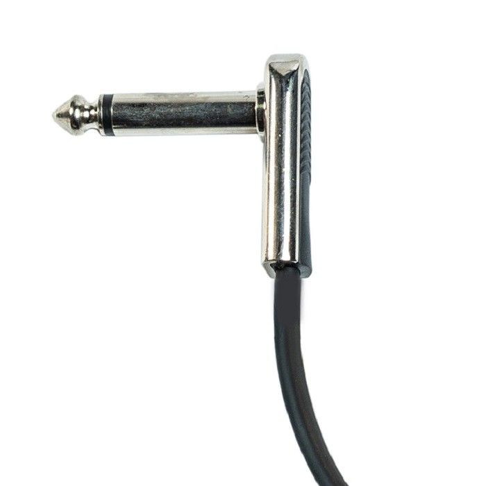 6.35mm Pedale a effetto nichel destro Cavo strumento 2 Pcs Pack Bass Patch Cable