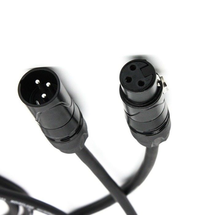 5m 6m XLR Cable per microfono OFC Conductor Mic Cords 3 pin XLR-XLR Black Wire
