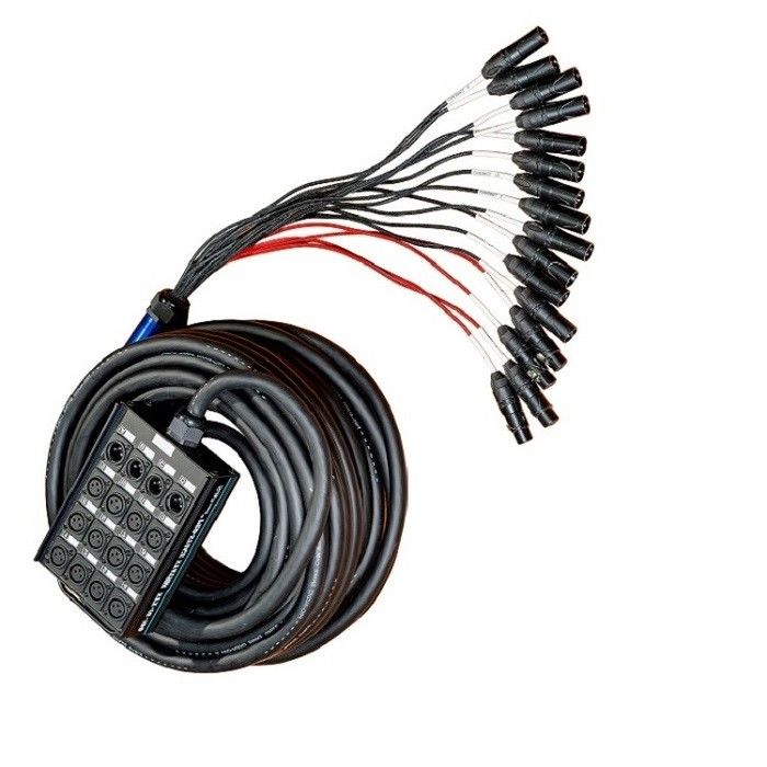 Cable multi-canale audio Xlr Snake 100ft 16 canali Cable XLR Splitter Cable per la registrazione