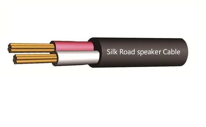 Cable per altoparlanti in rame per strumenti audio a filo nero 1/4 pollice Cable 6,35 dritto