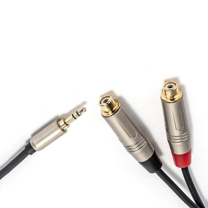 3.5 mm Y Splitter Cable To RCA Y Audio Cable 3.5 mm Stereo To 2* RCA per altoparlanti