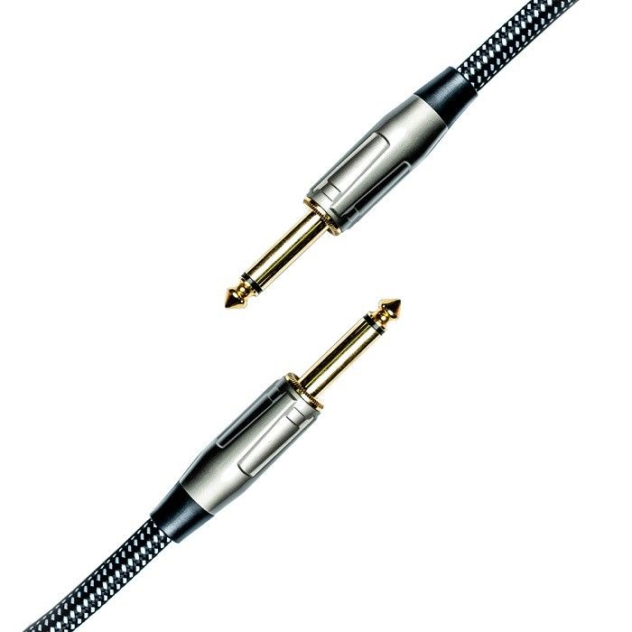 Cavo audio per chitarra elettrica Cavo per il patch per strumento intrecciato in nylon Cavo per amplificatore da 1/4 di pollice
