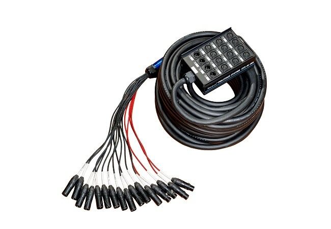 40cm Pro Audio Snake Cavi 4-Core Nero Chiaro Suono Per Professionisti