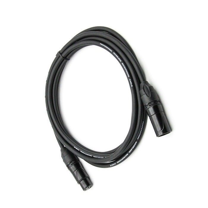 OFC Mic Patch Cord 3 Pin XLR Make to Female Nero Microfono filo 20ft