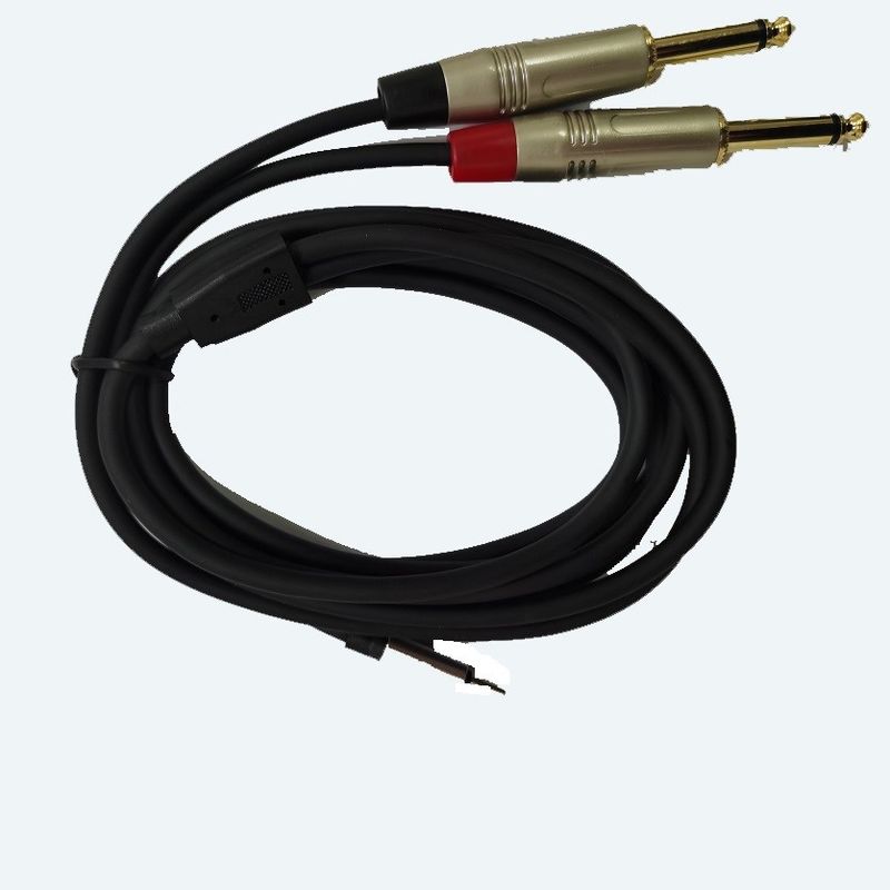 DAC tipo C a doppio 1/4 pollice strumento Y splitter cavo costruito in potente chip DAC