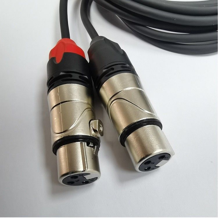 DAC C a doppio cavo audio femminile XLR Y Splitter Chip DAC potente integrato