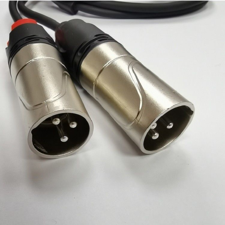 DAC C a doppio cavo audio maschio XLR Y Splitter incorporato in un potente chip DAC